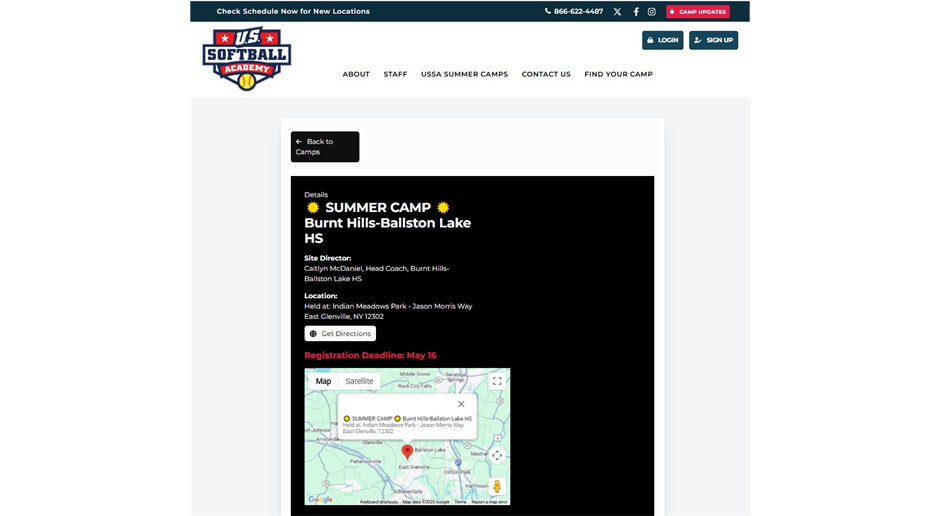 US Softball Academy June 30-July 3
