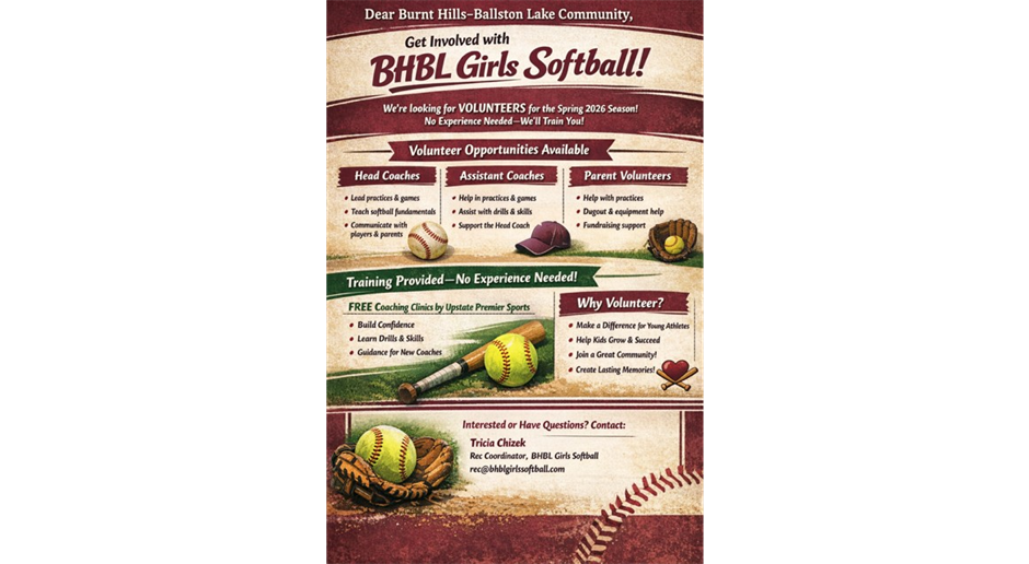 2026 Rec Volunteers Needed!