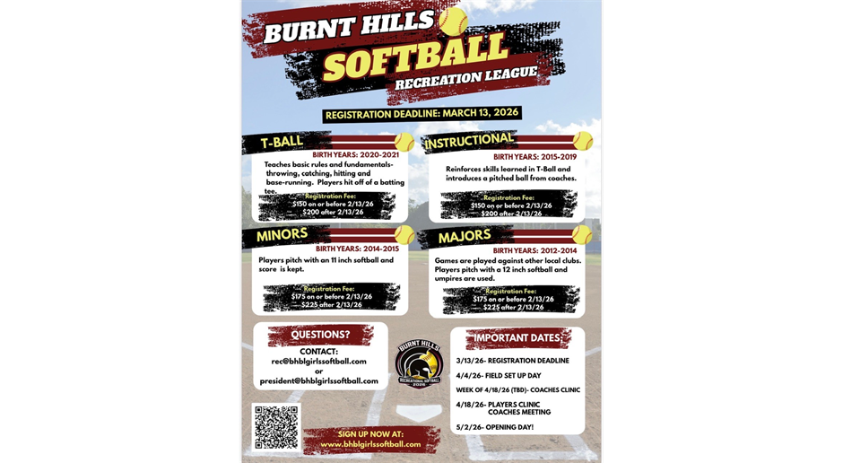 2026 Spring Rec Registration is now open!